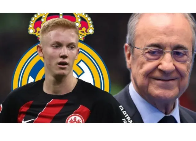 Real Madrid quan tâm đến tiền vệ Hugo Larsson của Frankfurt